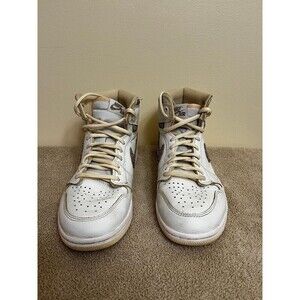 Air Jordan 1 High 'Craft Vibrations of Naija' White Sneakers Size 8 FD8631-100